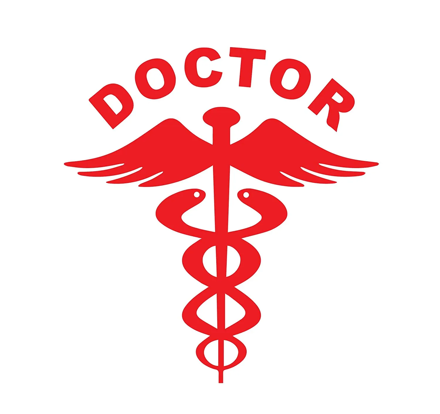 2 Nos Reflective Doctor Decal Sticker for Any Car
