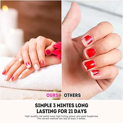 36 Colors UV Led Gel Nail Design Kit With Brush Strip Gel Art Paint For Nails