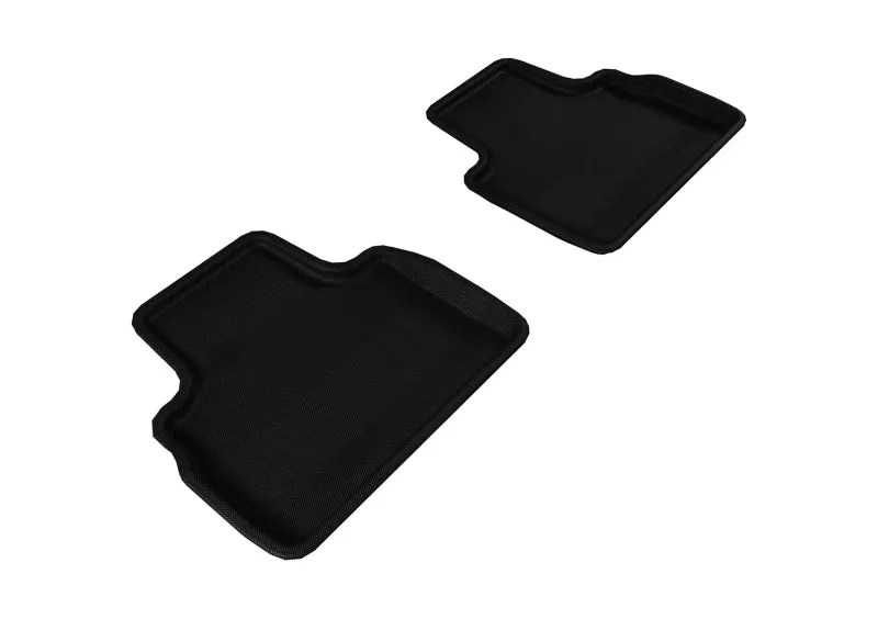3D MAXpider 2009-2017 Infiniti QX70/FX35/50/50S Kagu 2nd Row Floormats - Black