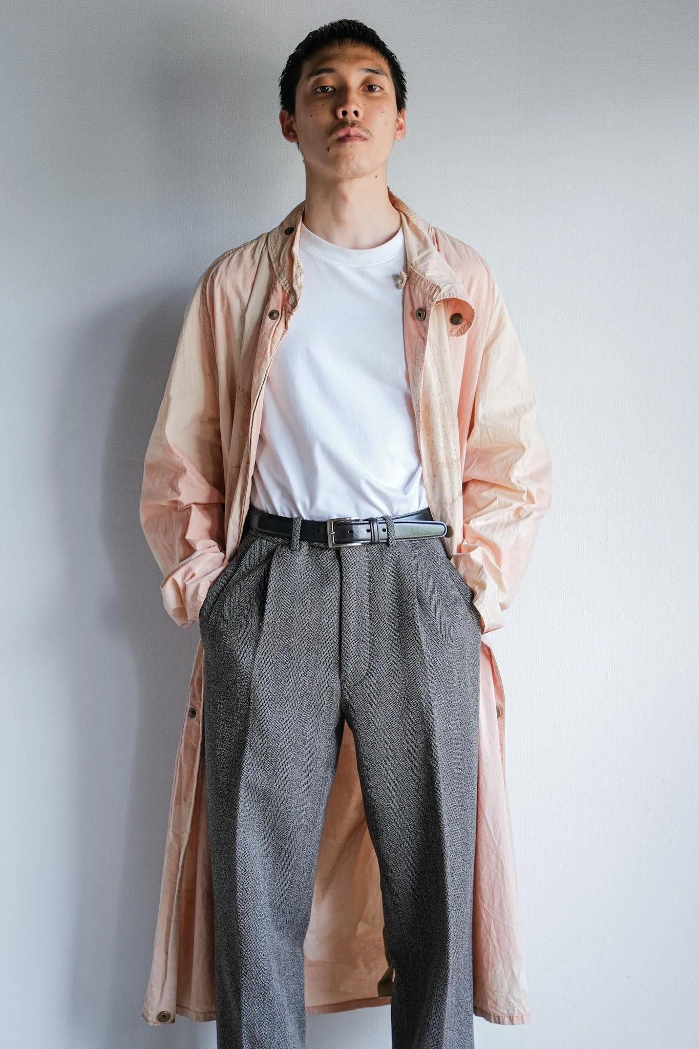 【~40's】WWⅡ British Army Pink Camouflage Anti Gas Cape