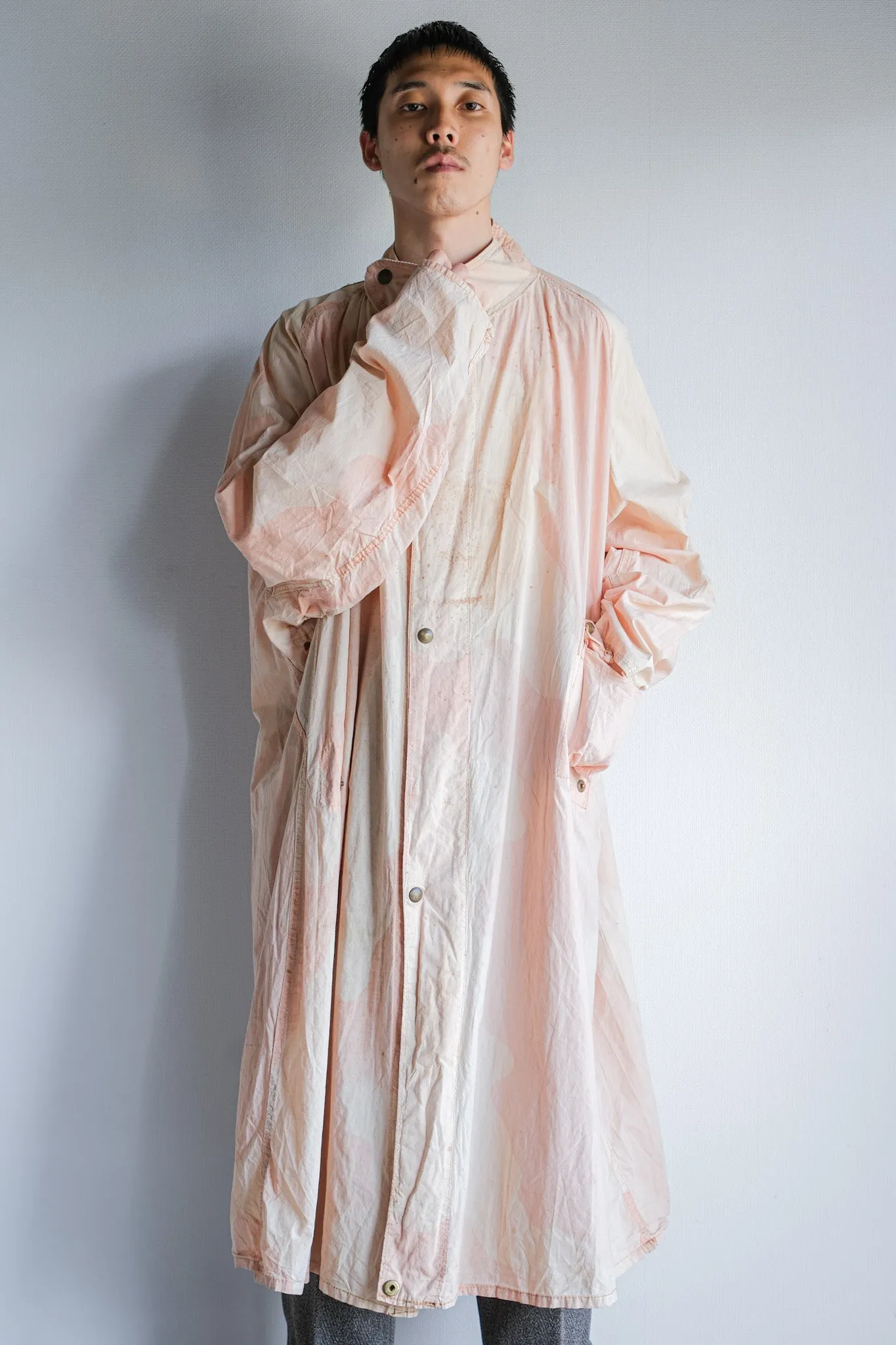 【~40's】WWⅡ British Army Pink Camouflage Anti Gas Cape