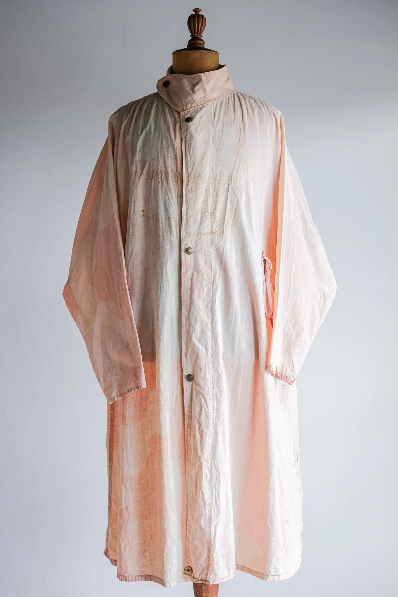 【~40's】WWⅡ British Army Pink Camouflage Anti Gas Cape