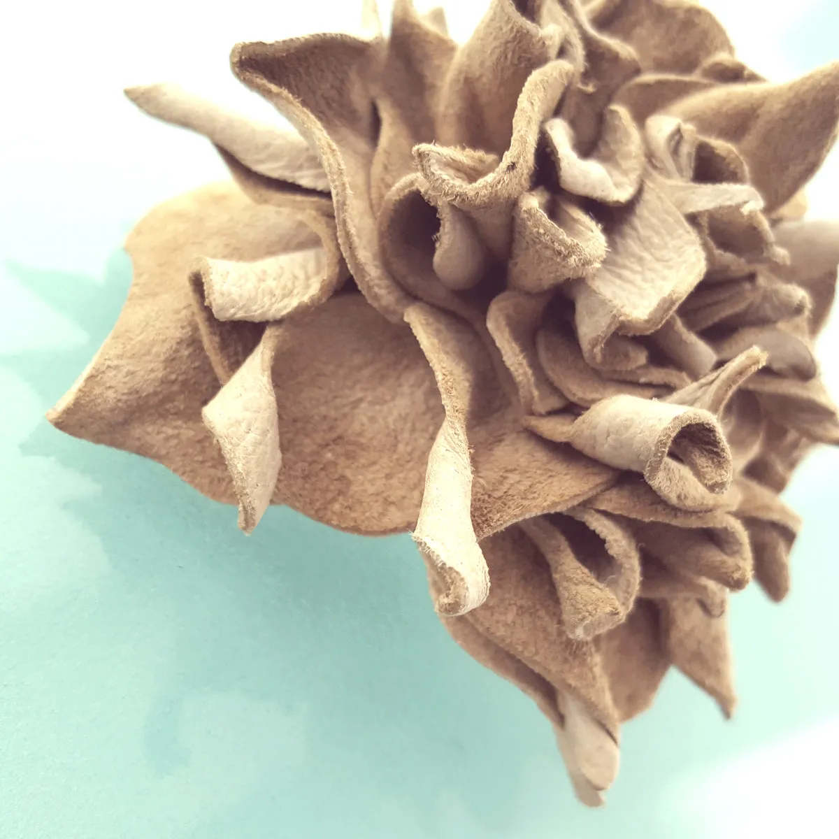 Abeba Flower Pin, Clip & Brooch  | Leather Hair Accessories  - SS43016