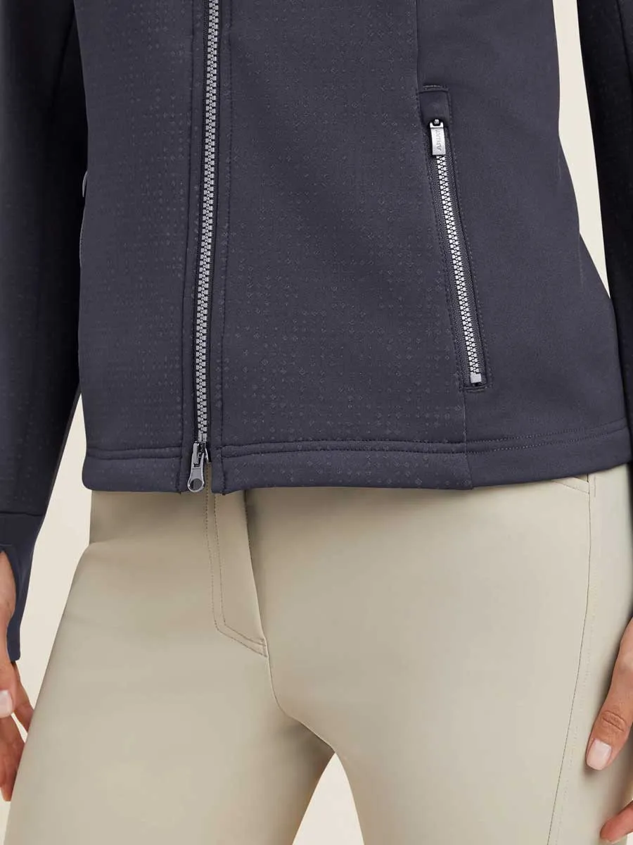 ARIAT Full Zip Hoodie - Womens - Ebony
