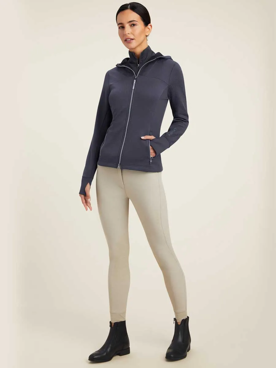 ARIAT Full Zip Hoodie - Womens - Ebony