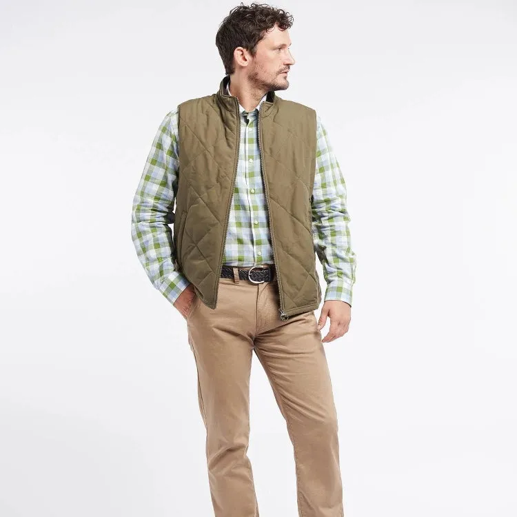 Barbour Kurt Quilted Gilet - Army Green