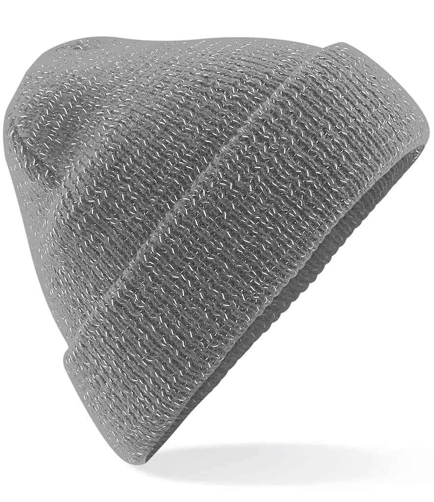Beechfield Reflective Beanie | Graphite Grey