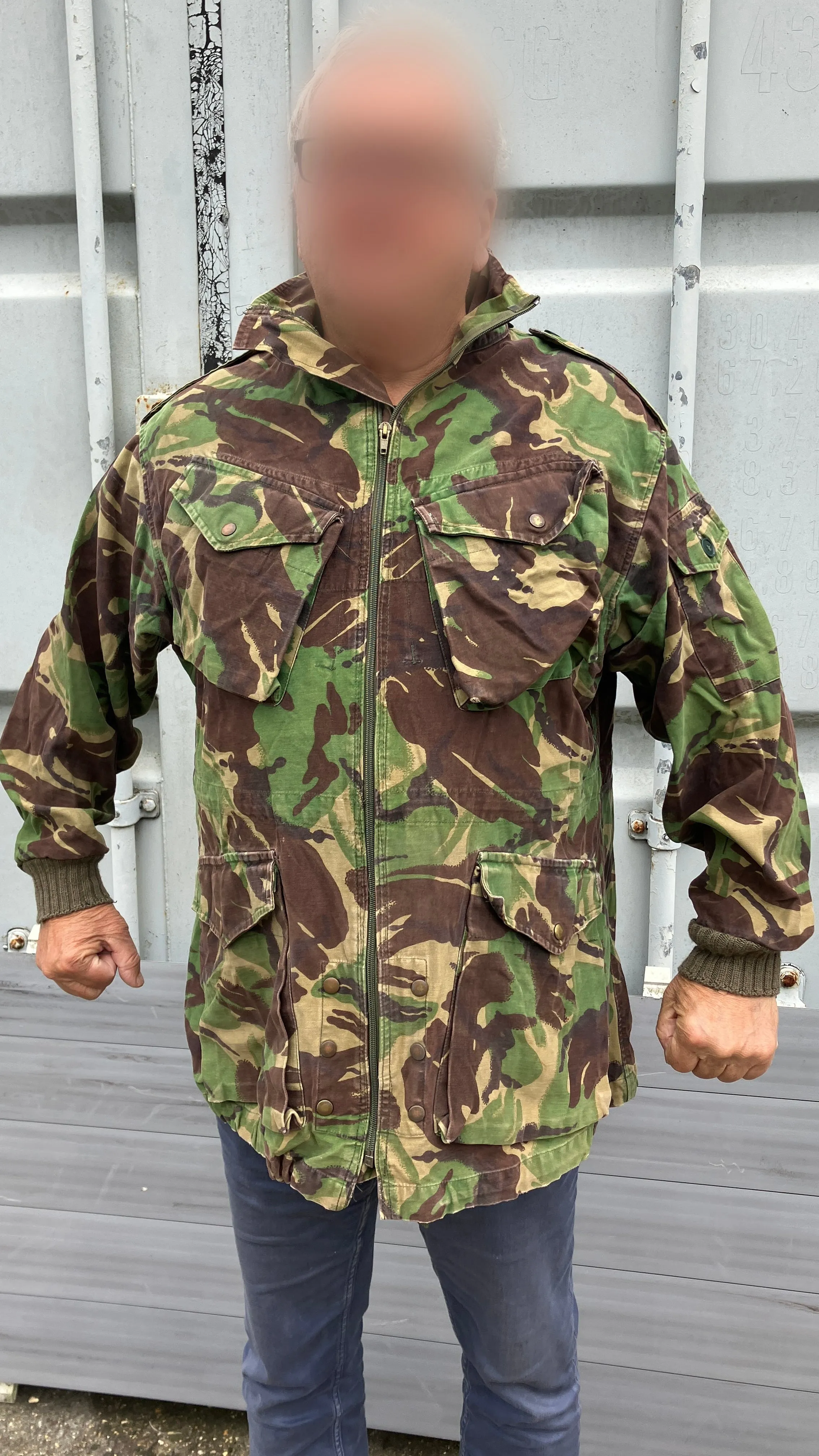British Army Vintage - Woodland DPM - Parachutists 'Para' Smock - Grade 1 with repairs