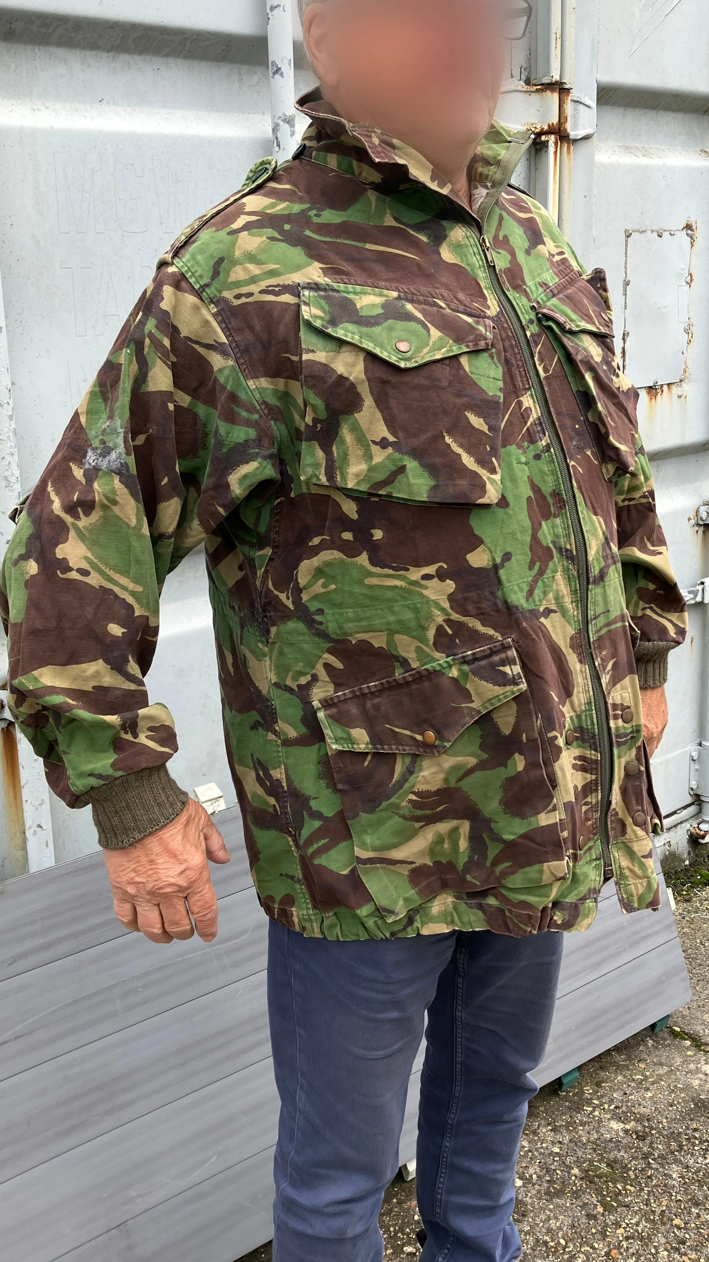 British Army Vintage - Woodland DPM - Parachutists 'Para' Smock - Grade 1 with repairs