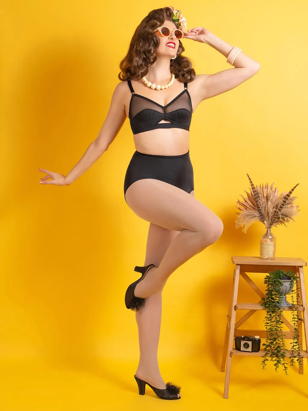 Champagne Opaque Tights
