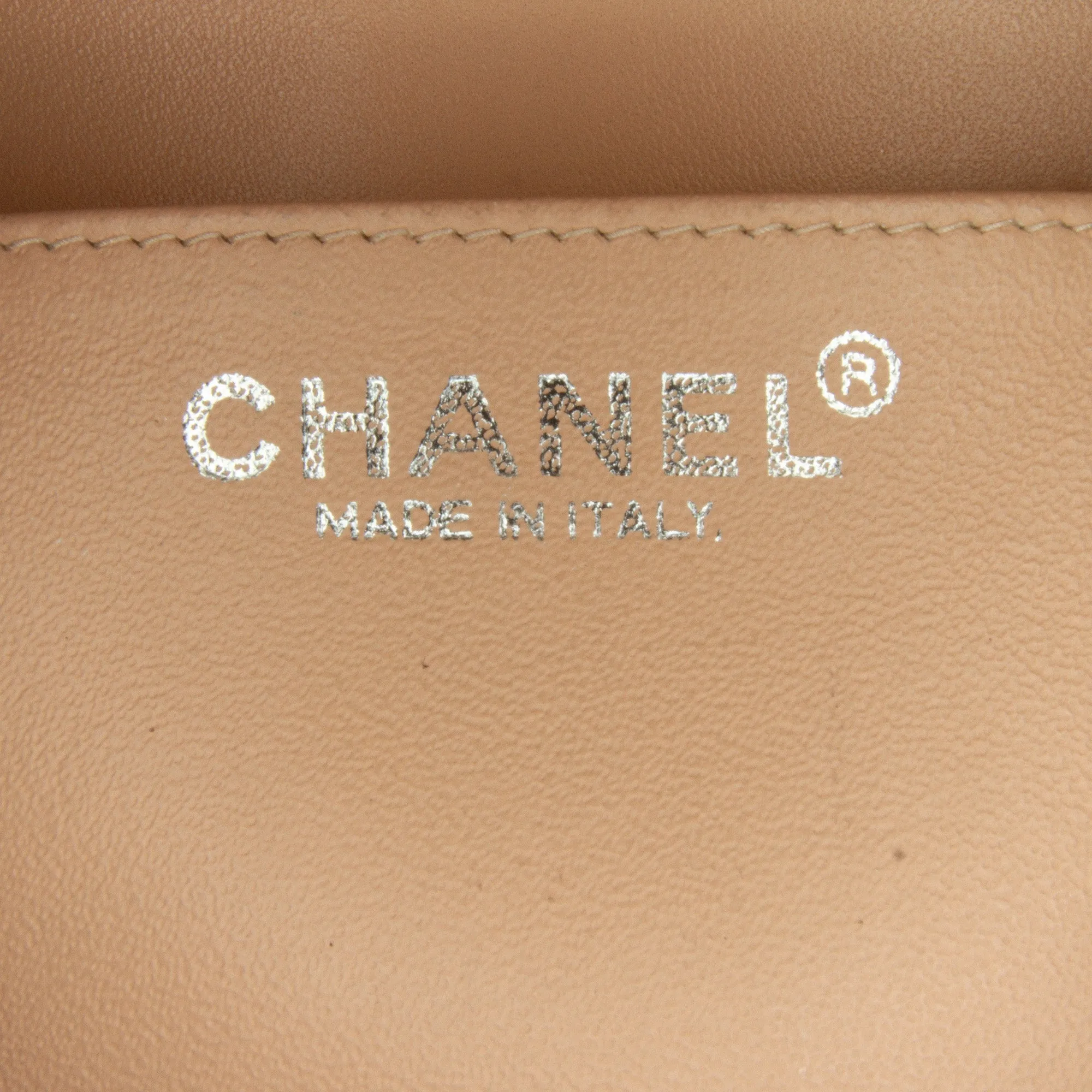 Chanel Classic Flap Mini Rectangular Brown Lambskin Silver