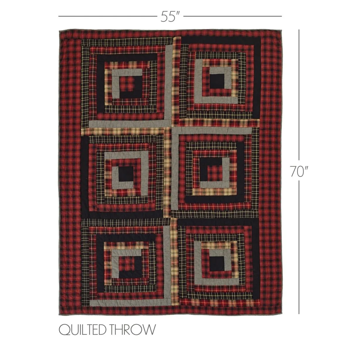 Cumberland Quilted Throw