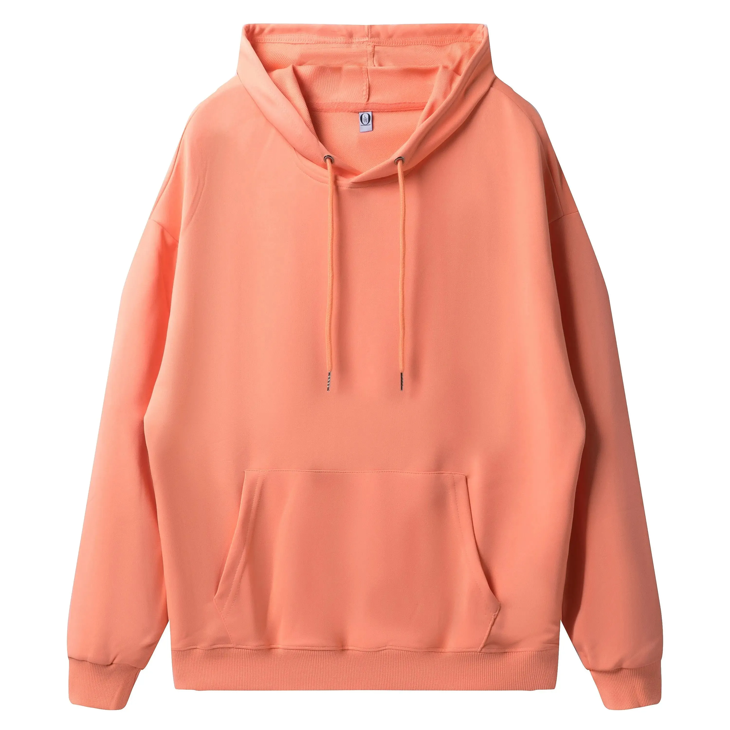 Dropped Shoulder Oversized Hoodie Embroidery Heavyweight Cotton Pullover Printing Plain Mens Hoodies Custom Logo