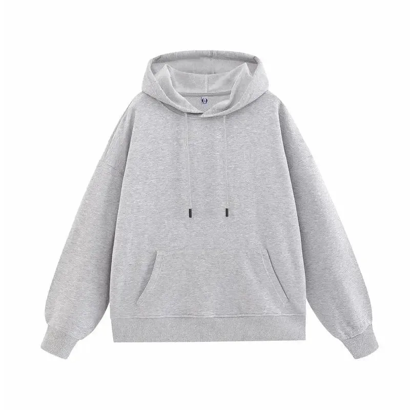 Dropped Shoulder Oversized Hoodie Embroidery Heavyweight Cotton Pullover Printing Plain Mens Hoodies Custom Logo
