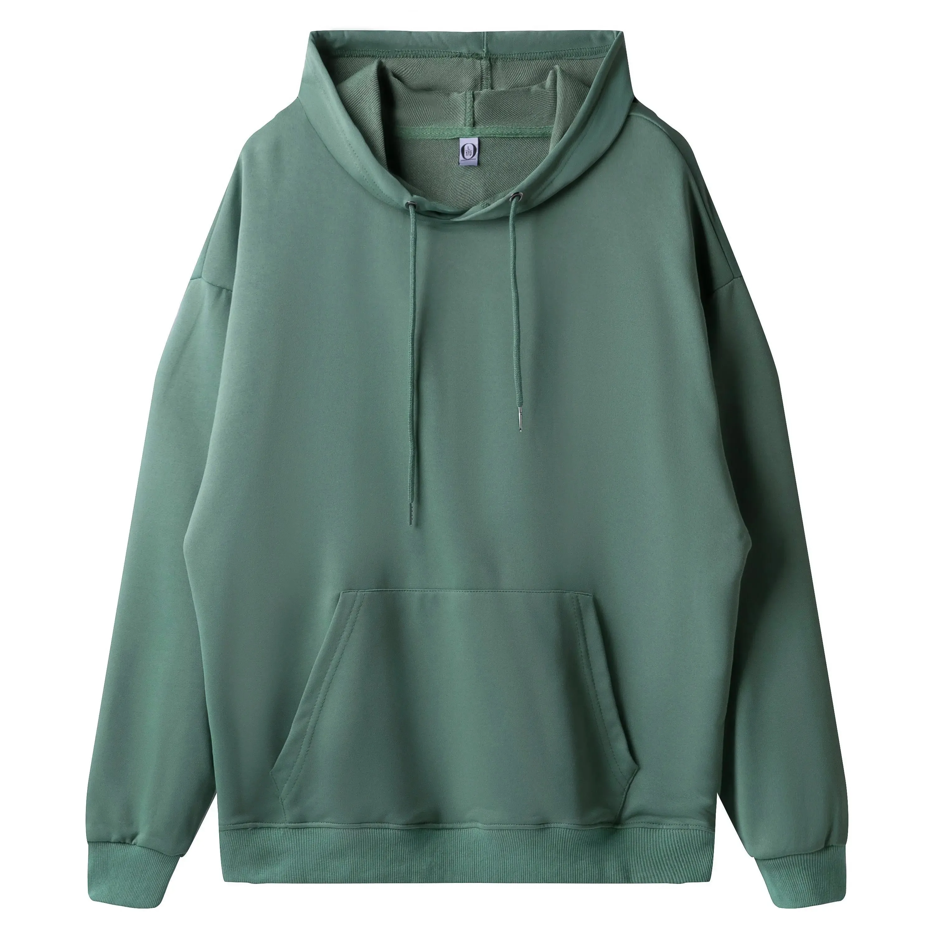 Dropped Shoulder Oversized Hoodie Embroidery Heavyweight Cotton Pullover Printing Plain Mens Hoodies Custom Logo
