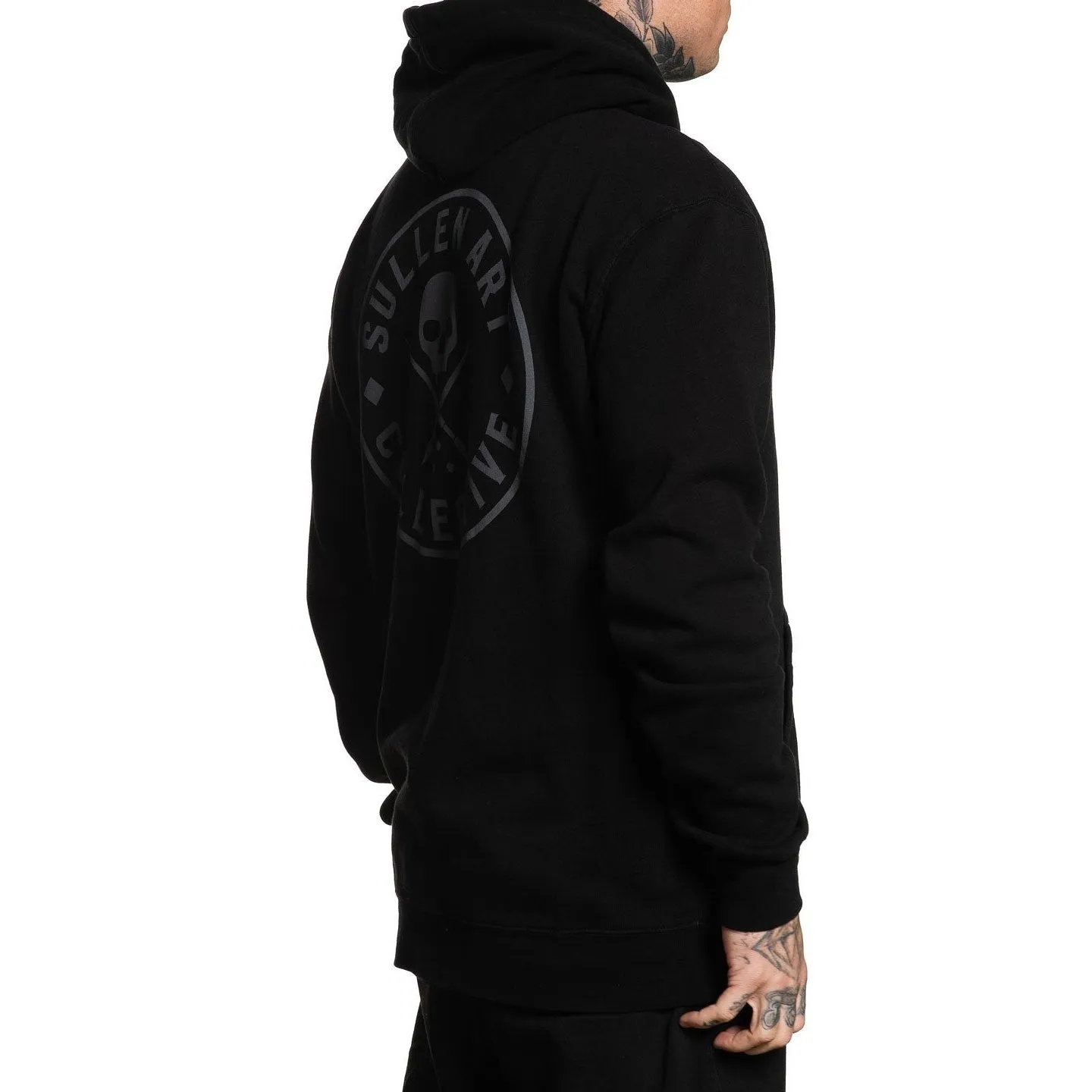 Ever Jet Black Mens Pullover Hoodie