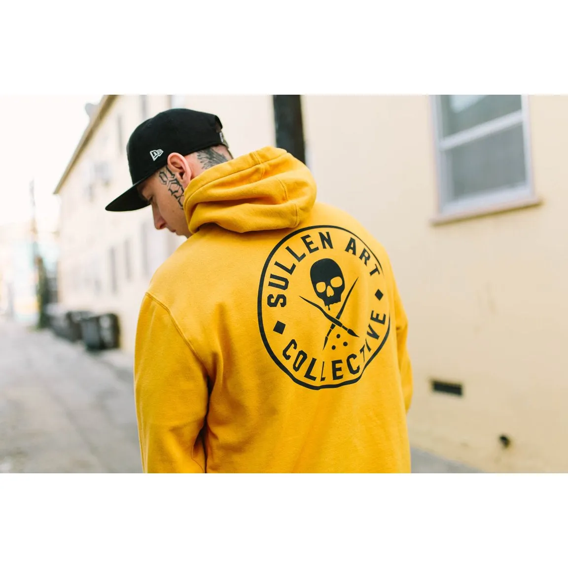 Ever Mustard Mens Pullover Hoodie
