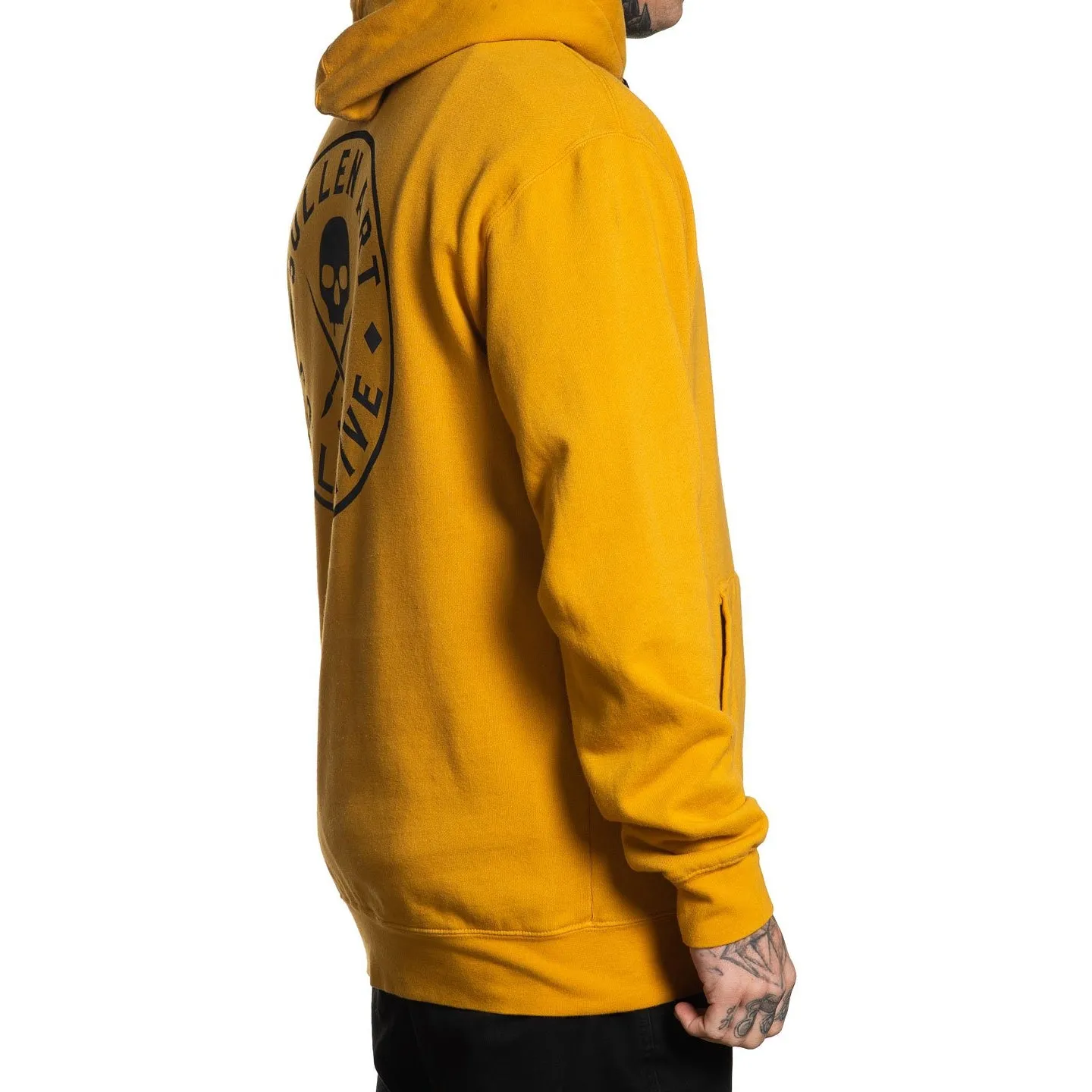 Ever Mustard Mens Pullover Hoodie