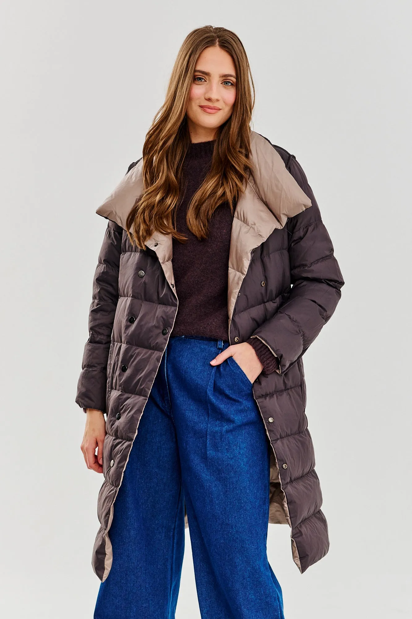 Frosty Thunder double-sided winter coat