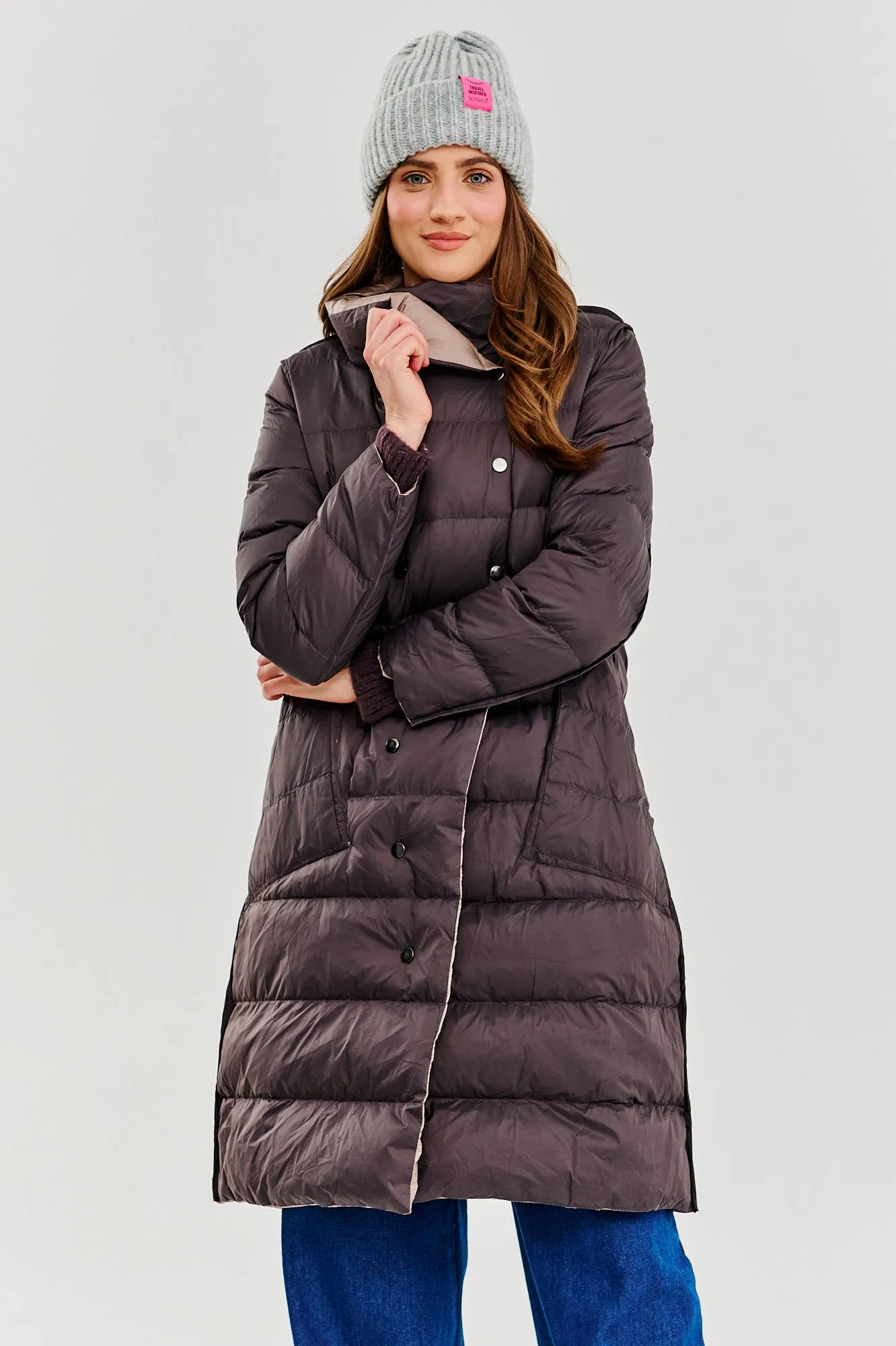 Frosty Thunder double-sided winter coat