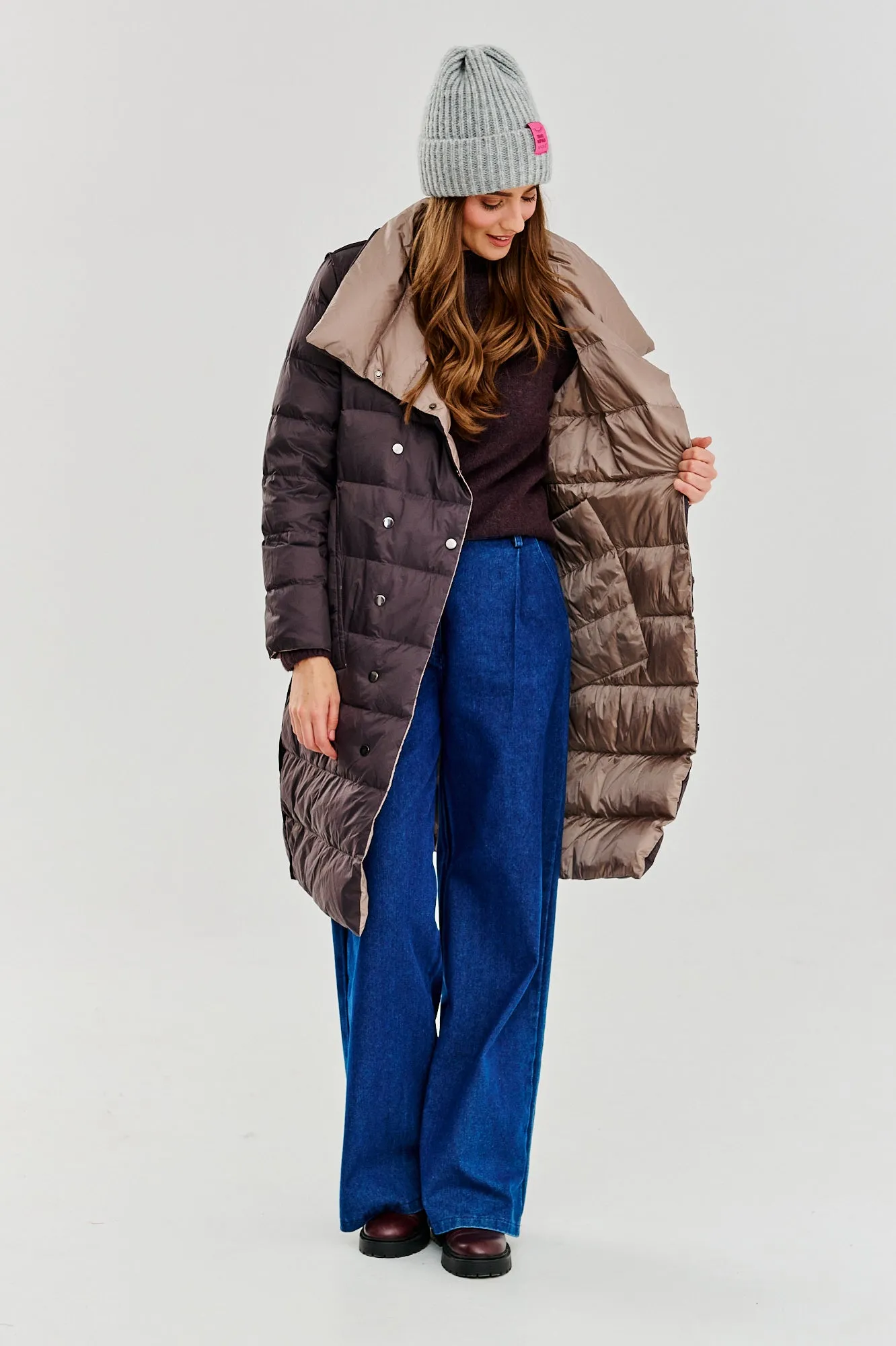 Frosty Thunder double-sided winter coat