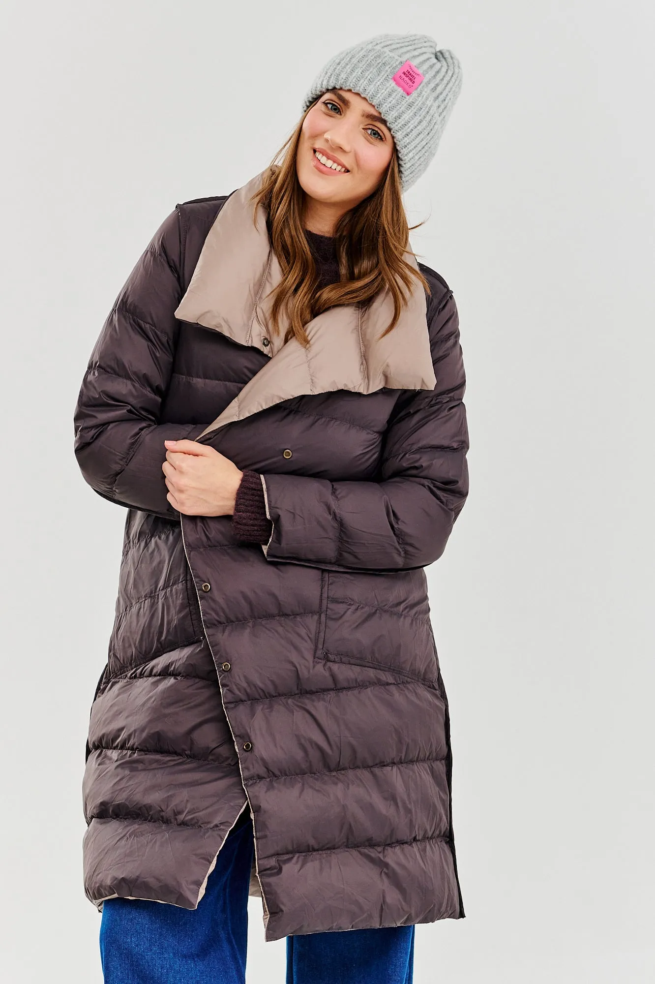 Frosty Thunder double-sided winter coat