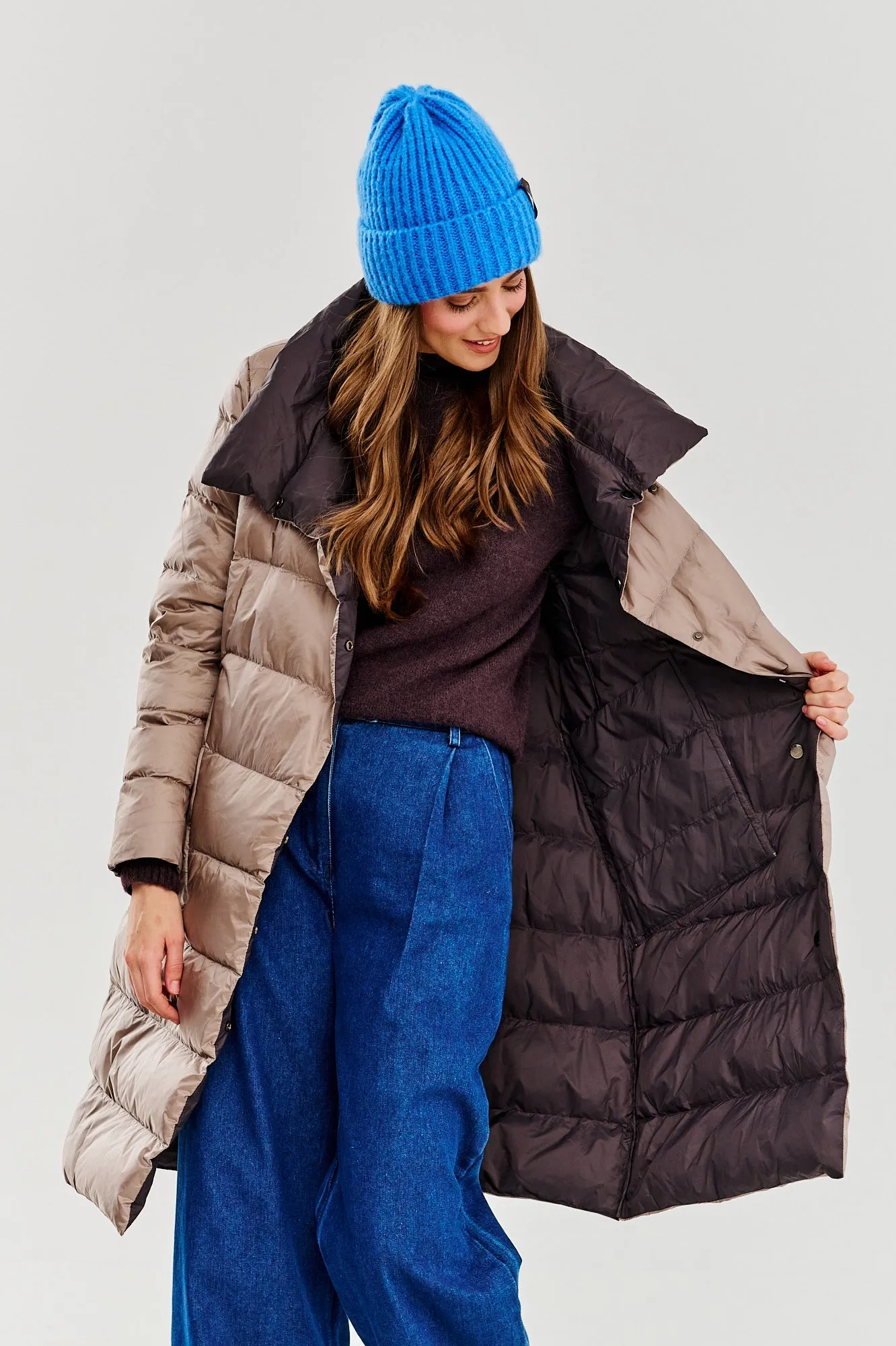 Frosty Thunder double-sided winter coat