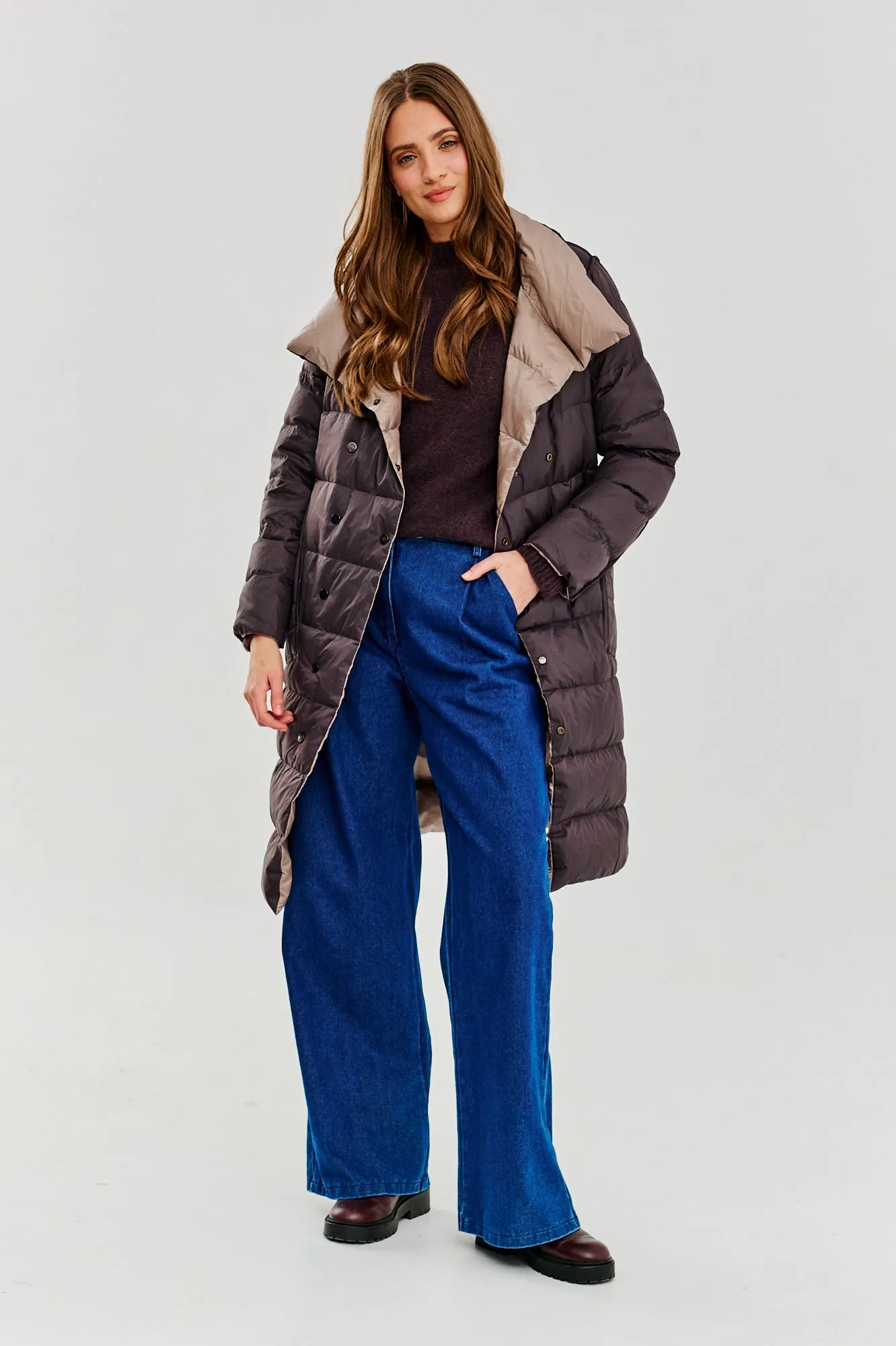 Frosty Thunder double-sided winter coat