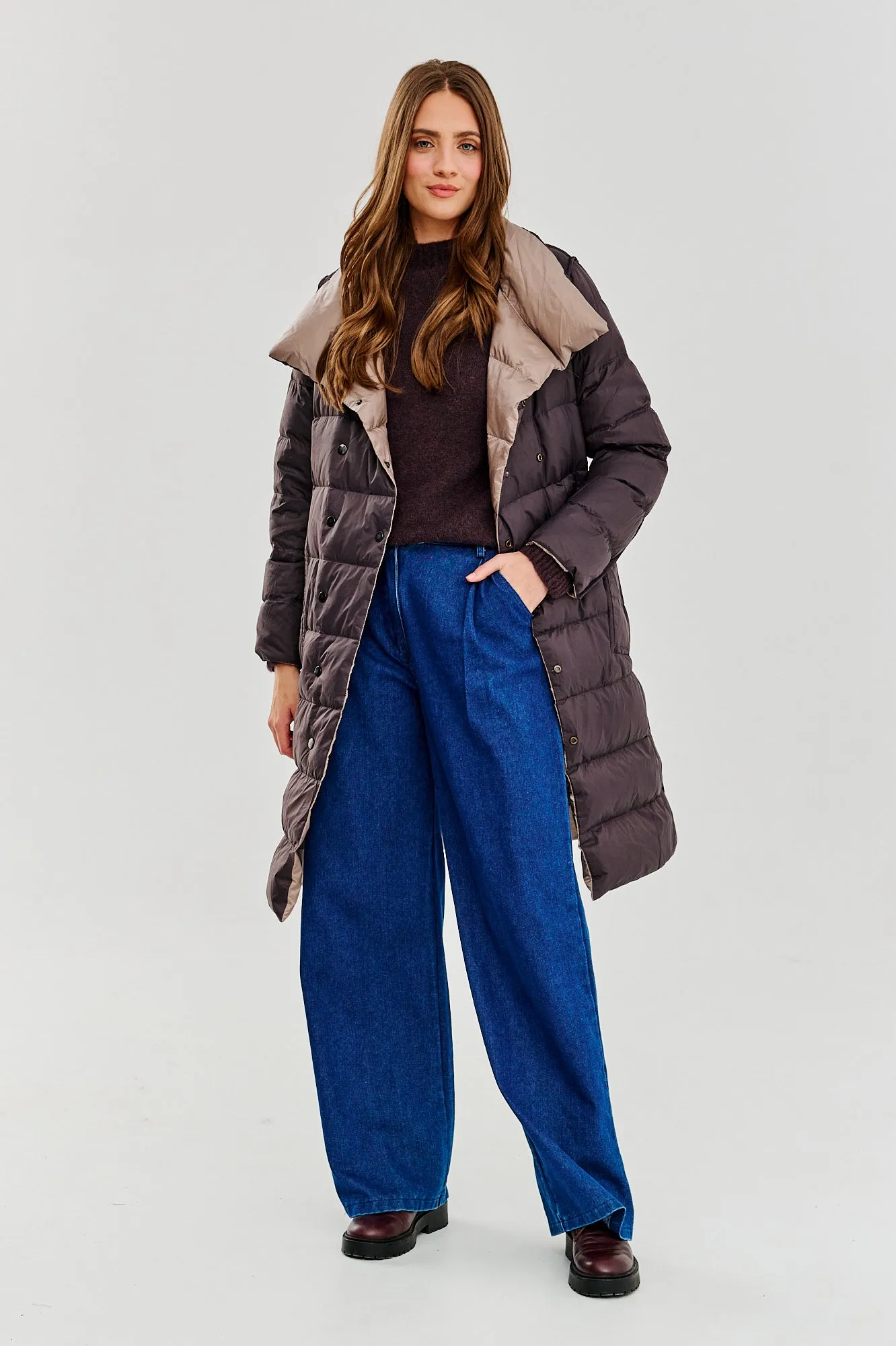 Frosty Thunder double-sided winter coat