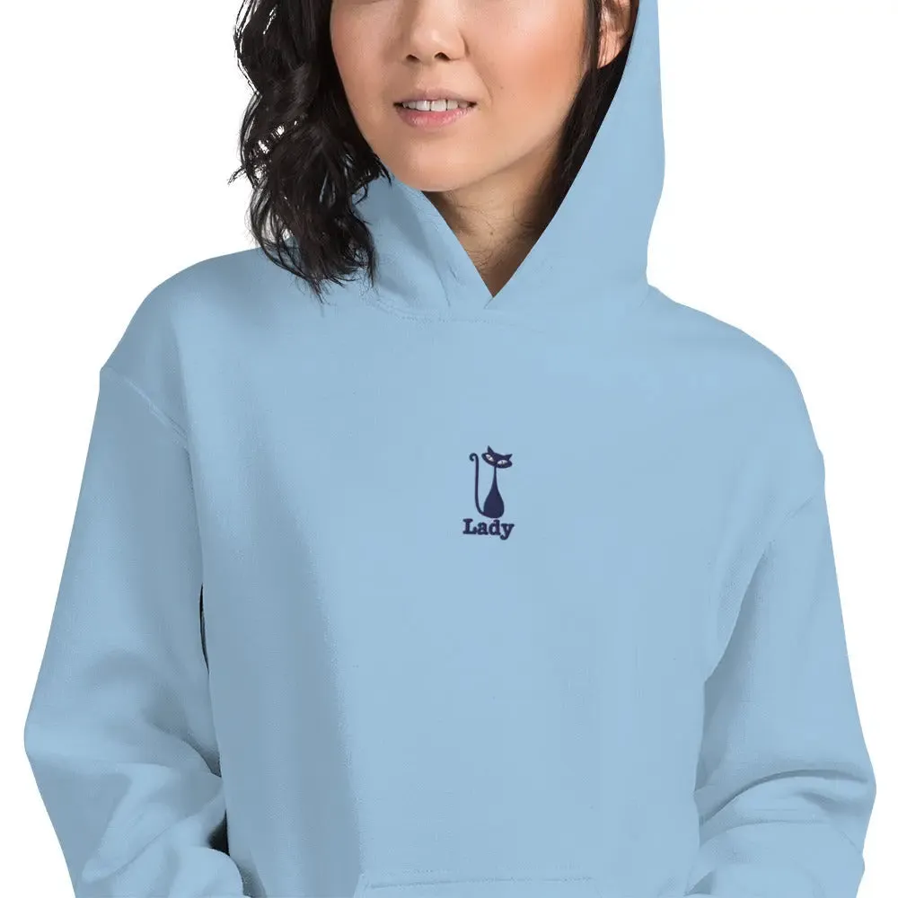 hoodie "Cat Lady" - "I Live, I Love, I Vote"