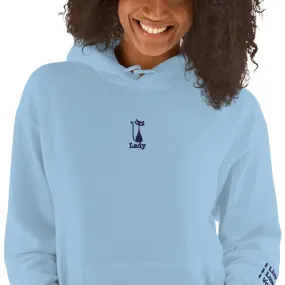 hoodie "Cat Lady" - "I Live, I Love, I Vote"