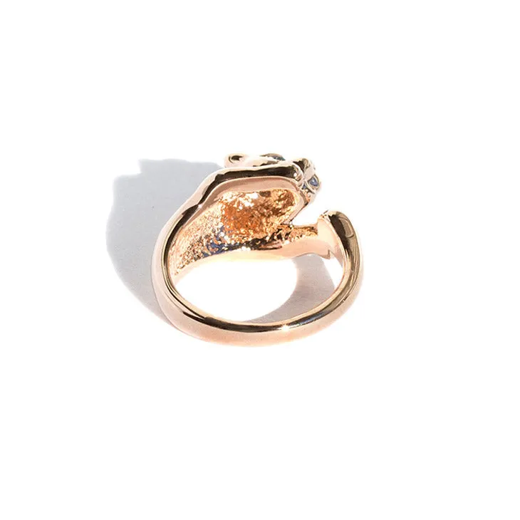 Hunting Leopard Ring