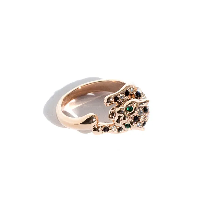 Hunting Leopard Ring