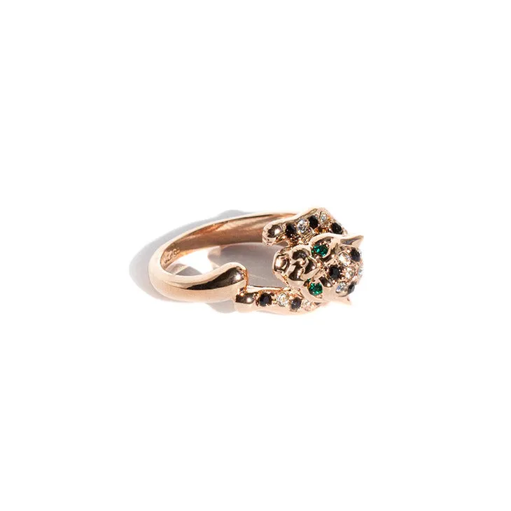 Hunting Leopard Ring