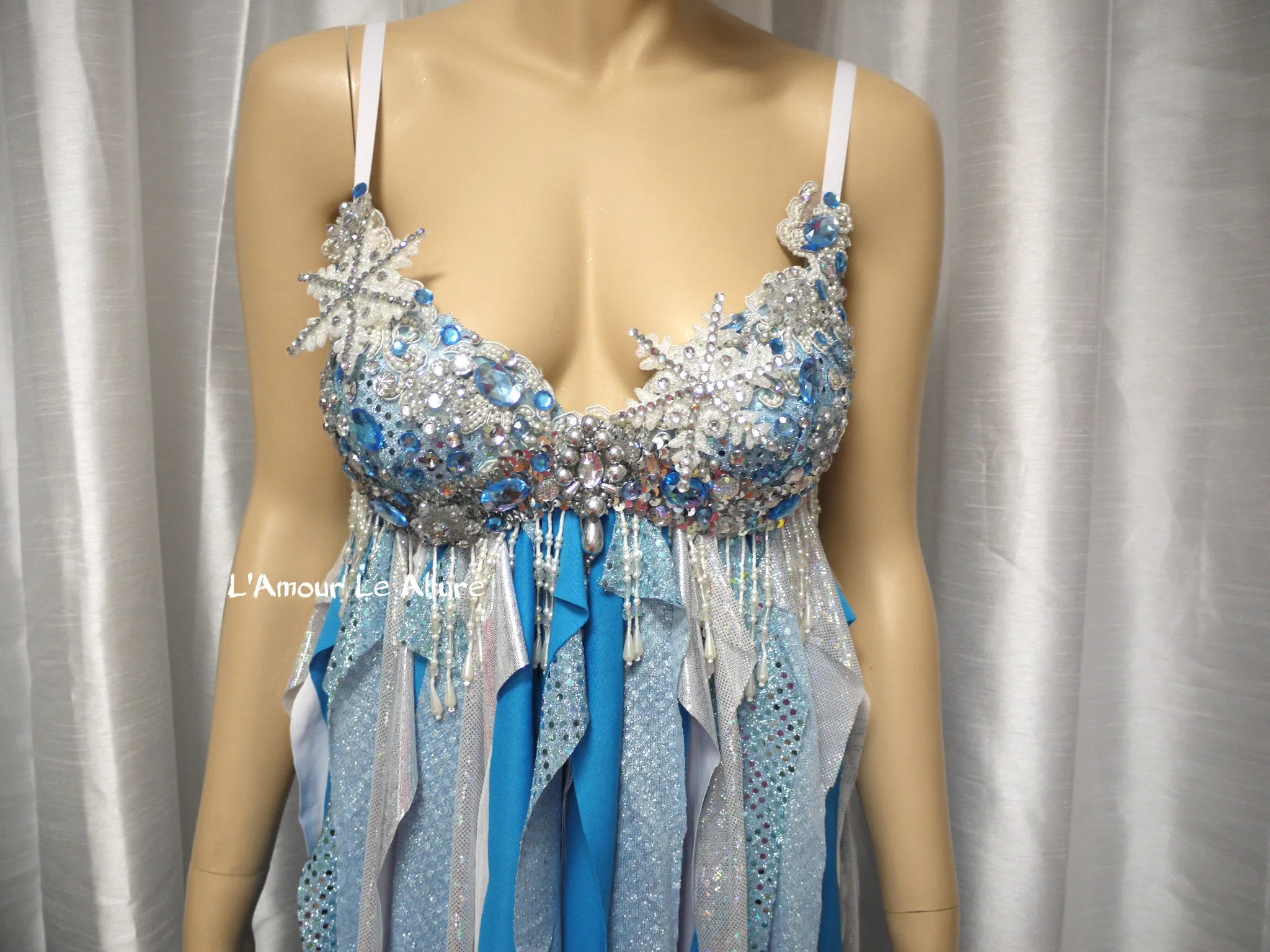 Ice Princess Babydoll Dress Cosplay Dance Festival Costume