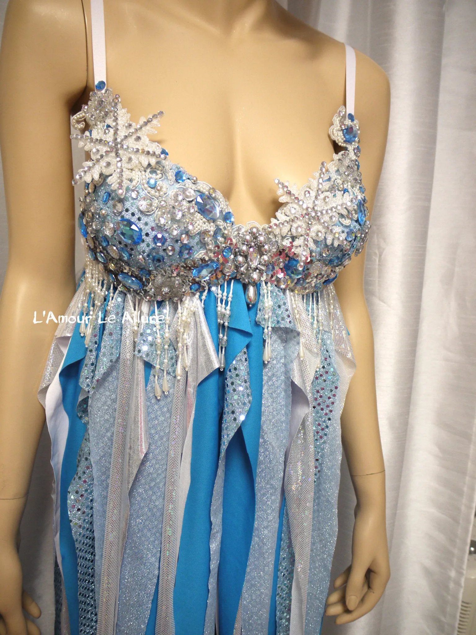 Ice Princess Babydoll Dress Cosplay Dance Festival Costume