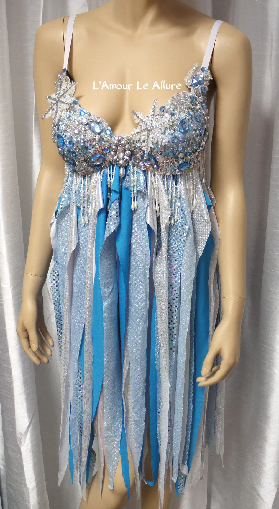 Ice Princess Babydoll Dress Cosplay Dance Festival Costume