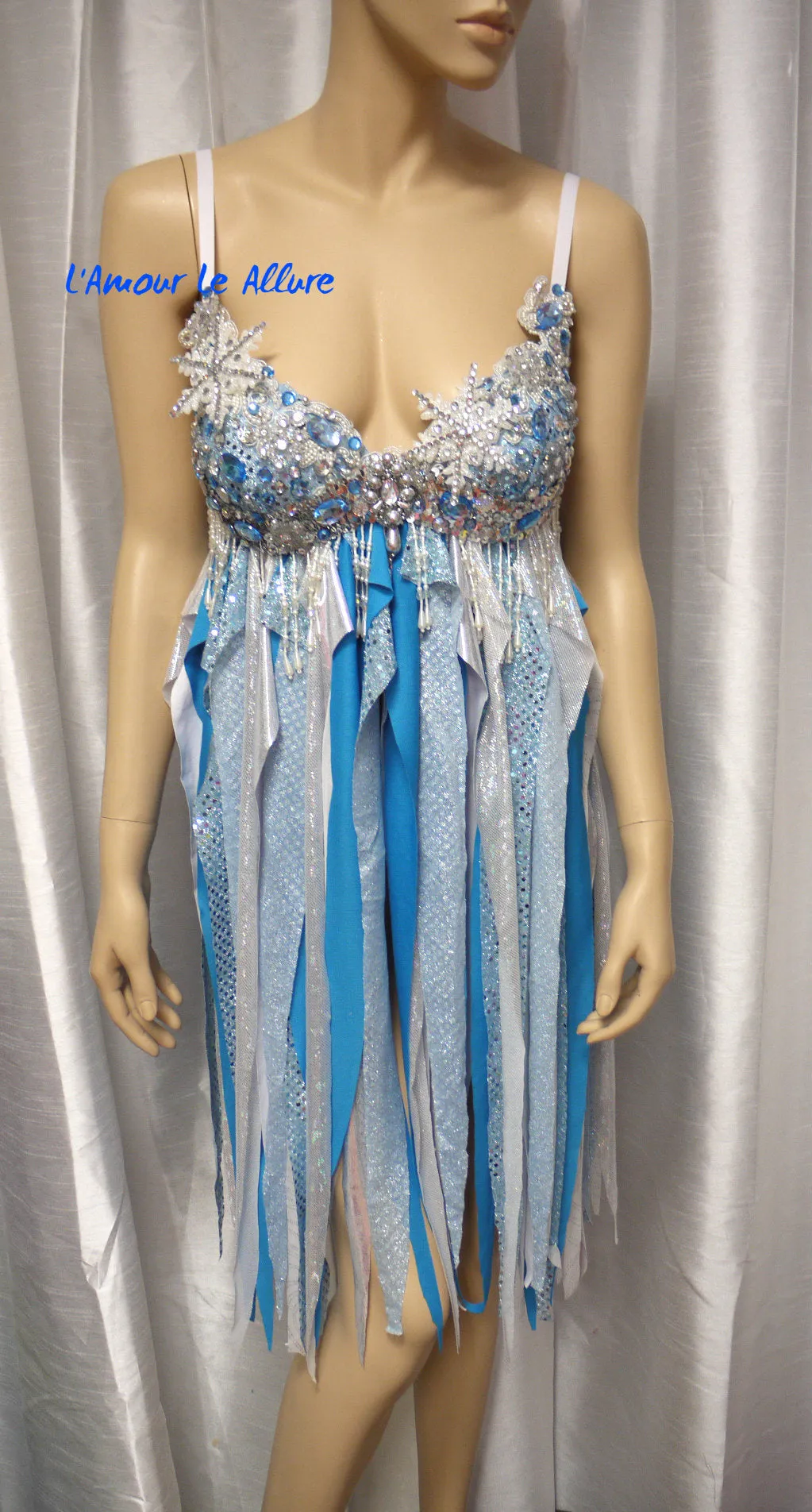 Ice Princess Babydoll Dress Cosplay Dance Festival Costume