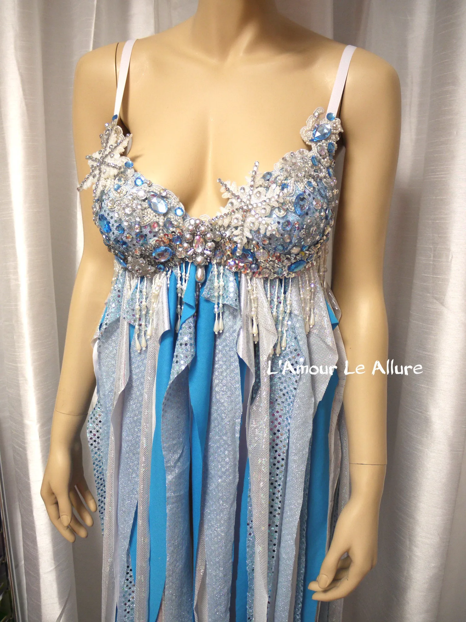 Ice Princess Babydoll Dress Cosplay Dance Festival Costume