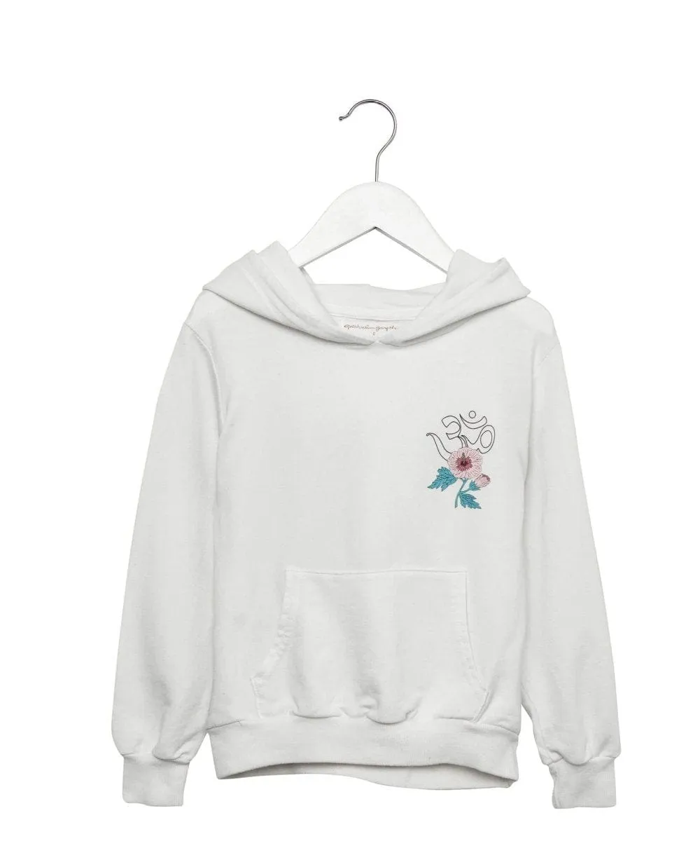 kids namaste hibiscus sweatshirt