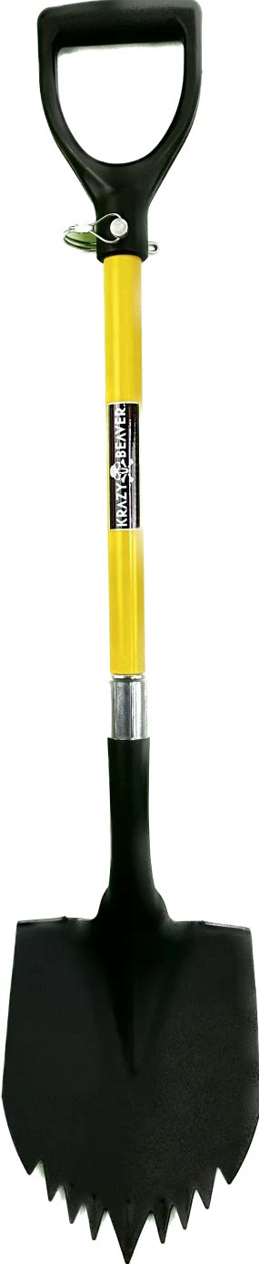 Krazy Beaver Shovel (Black Textured Head / Yellow Handle 45635)