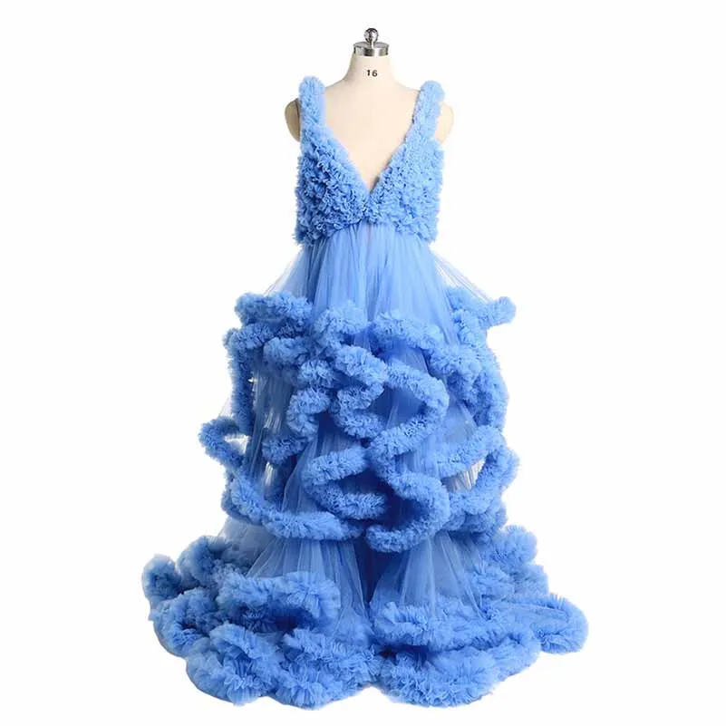 Long pleated dresses ladies photo shoot custom maternity dresses