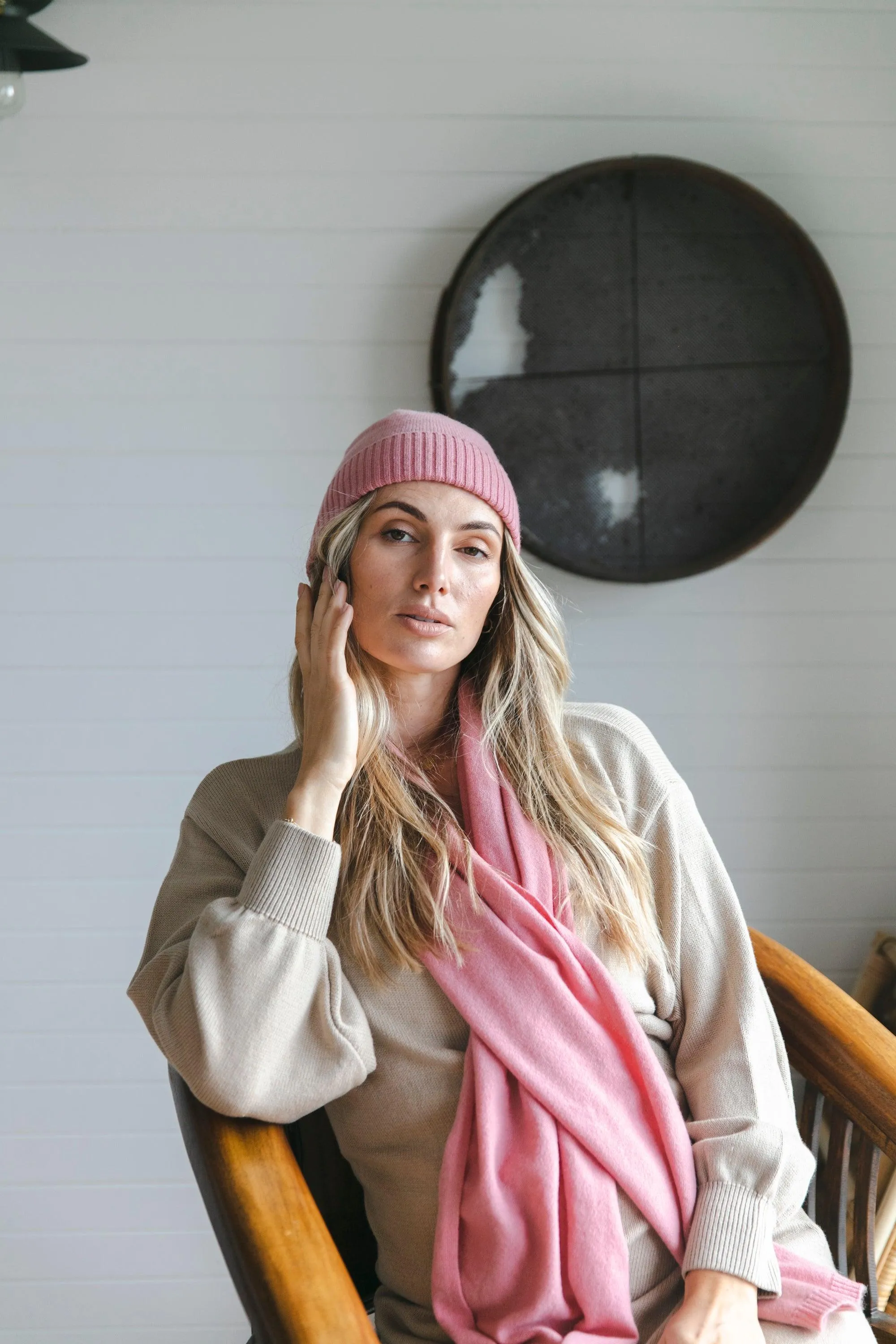 Meja Everyday Cashmere Scarf - Rose