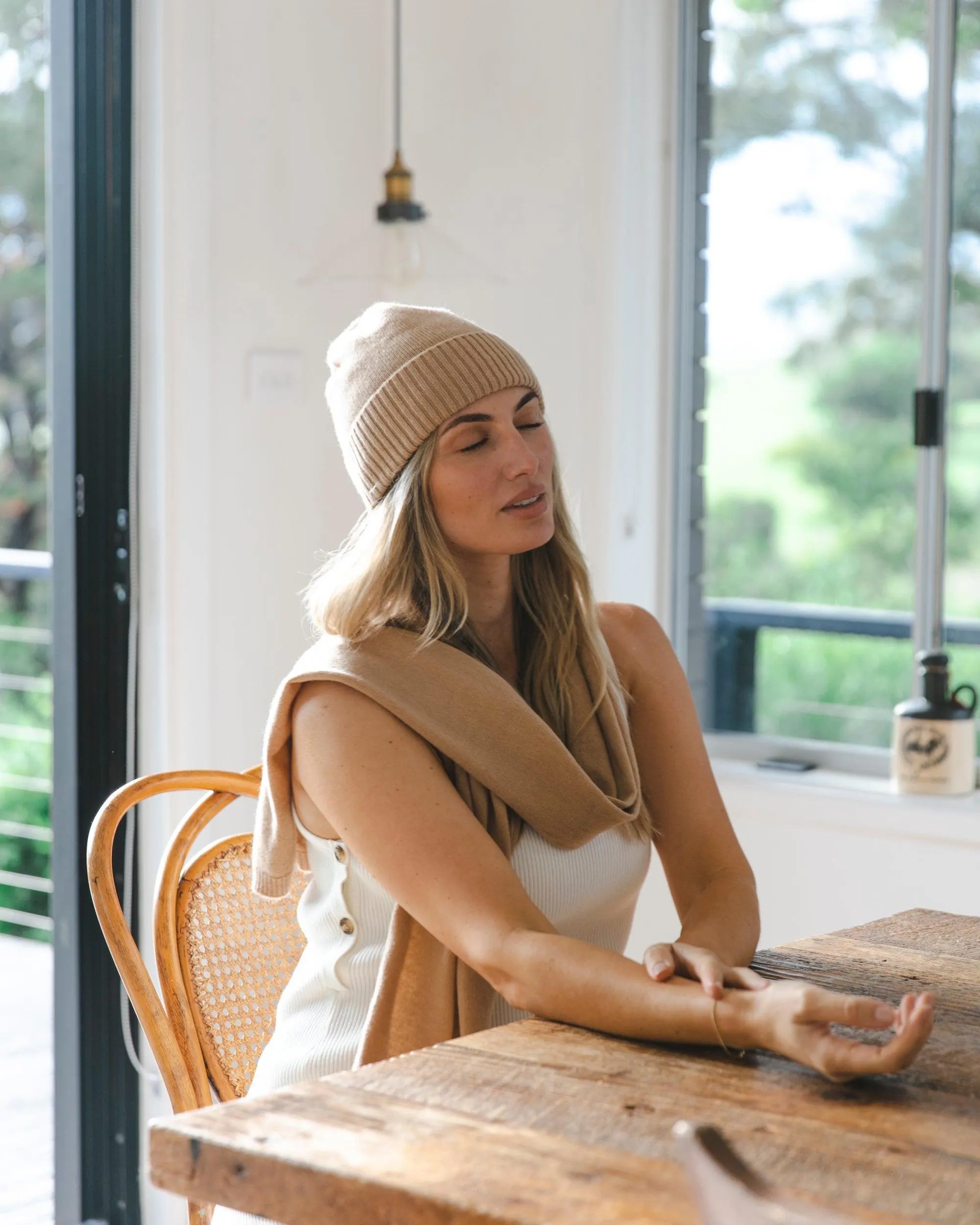 Meja Everyday Cashmere Scarf - Toffee