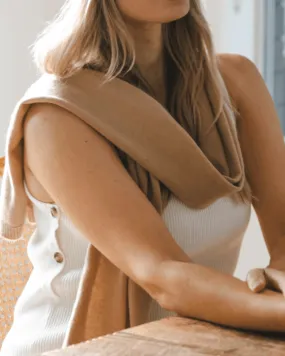 Meja Everyday Cashmere Scarf - Toffee
