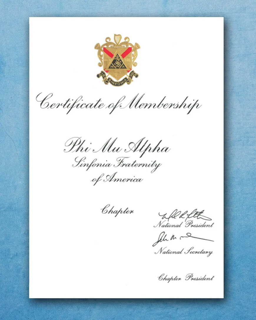Membership Shingle