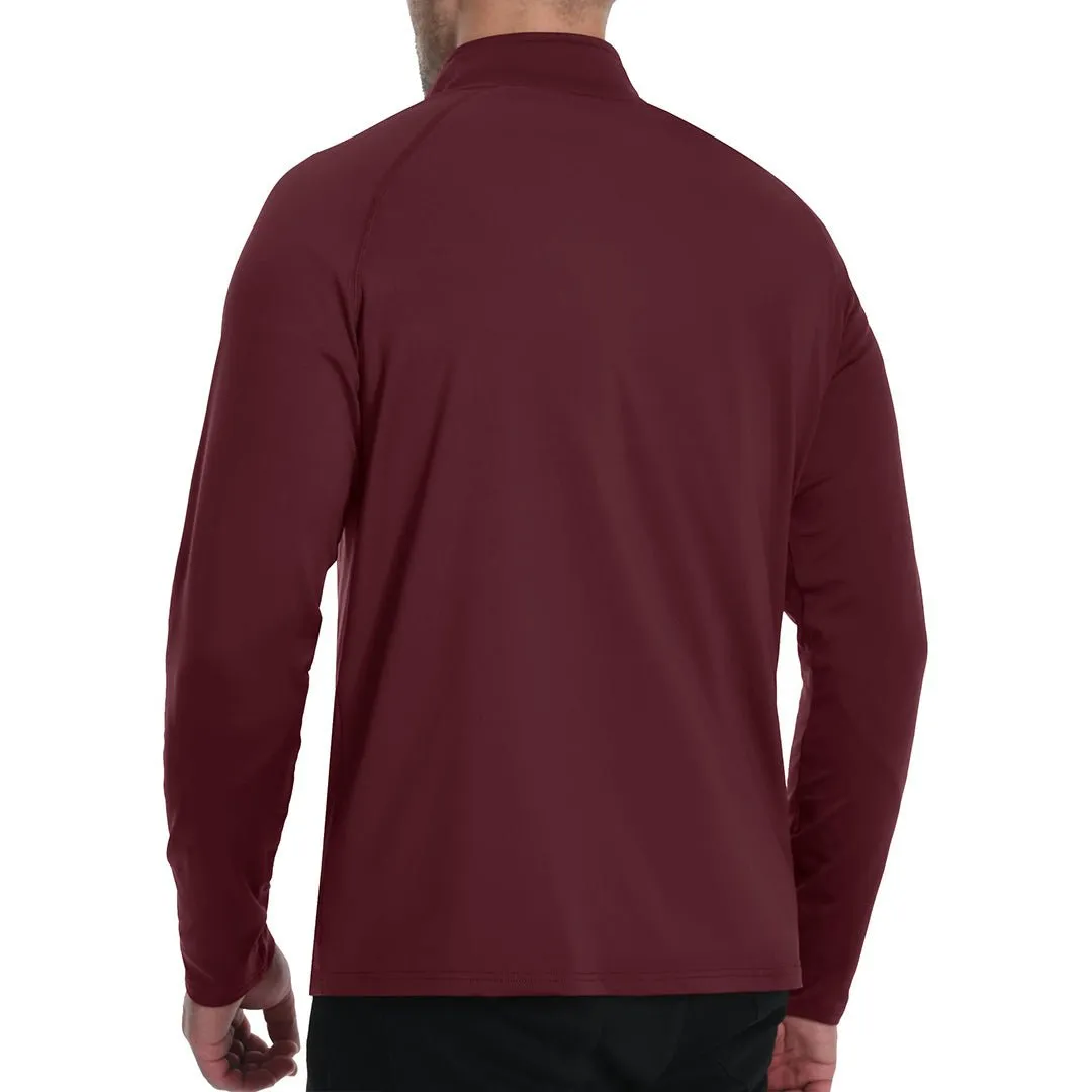 Men's 1/4 Zip Athletic Pullover Fleece Lined Sweatshirts