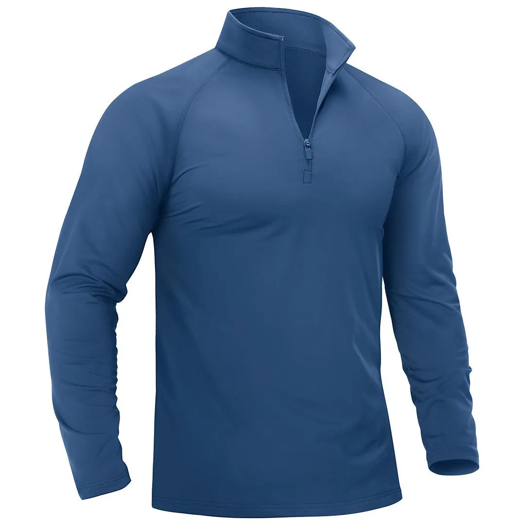 Men's 1/4 Zip Athletic Pullover Fleece Lined Sweatshirts