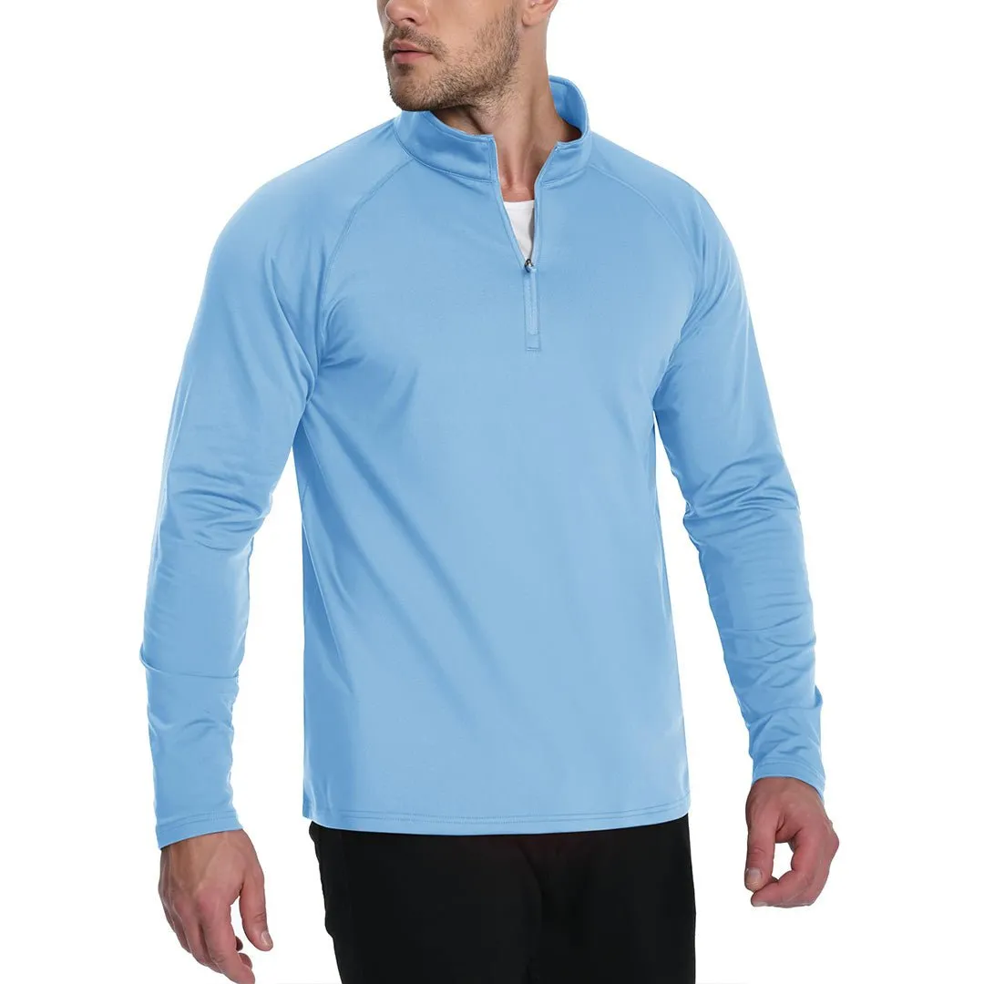 Men's 1/4 Zip Athletic Pullover Fleece Lined Sweatshirts