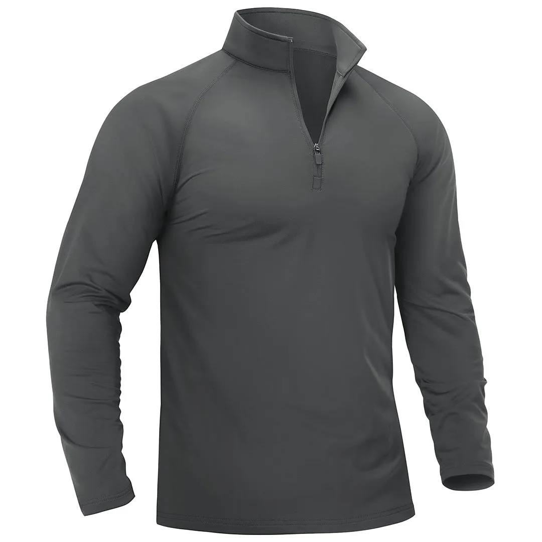 Men's 1/4 Zip Athletic Pullover Fleece Lined Sweatshirts